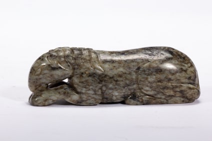 Jade Carved Horse Shape Ornament