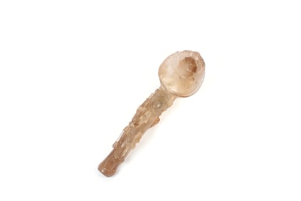 A CRYSTAL 'DRAGON' LINGZHI RUYI