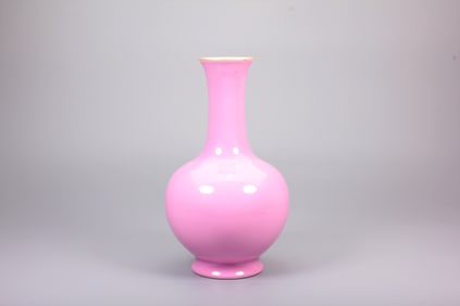 A RUBY-GLAZED VASE