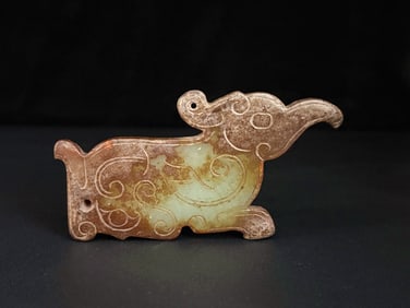 A HETIAN JADE BEAST