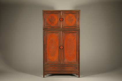 Bamboo Carved Flower Pattern Box