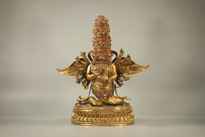 Gilt Bronze Buddha Figure