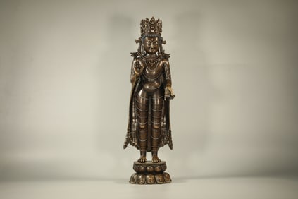 Bronze GuanYin Figure