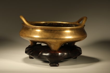 Bronze Double Ears Incense Burner