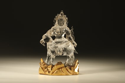 White Crystal Guardian Figure