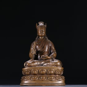 Bronze Padmasambhava Figure