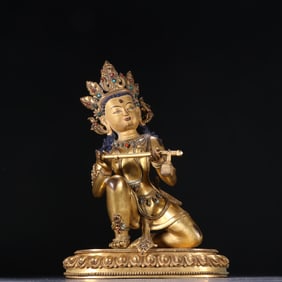Gilt Bronze Buddha Figure