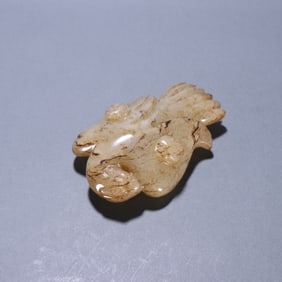 Jade Carved Bird Shape Ornament