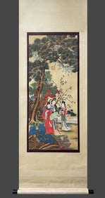 Chinese Drawing Character Story Painting,Fei Danxu Mark