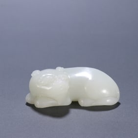 Jade Carved Beast Shape Ornament