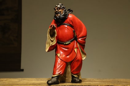 Shiwan Ware ZhongKui Porcelain Figure