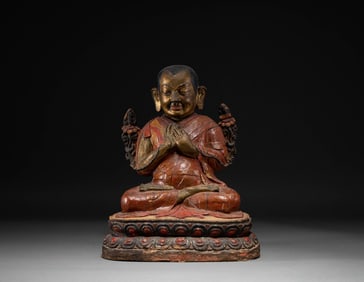 Gilt Bronze Tsongkhapa Figure