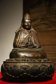 Gilt Bronze Tsongkhapa Figure