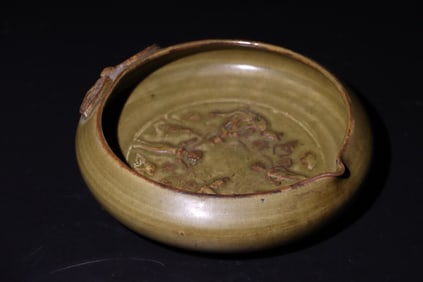 Yue Ware Carved Character Story Pattern Porcelain Washer