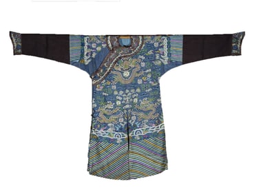 Silk Embroidery Dragon Pattern Dragon Robe