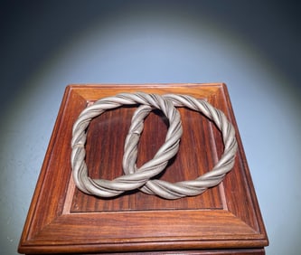 Pair of Silver Bangle