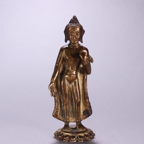 Gilt Bronze Sakyamuni Figure