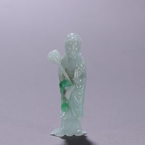 Jadeite Carved GuanYin Figure