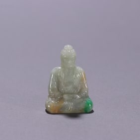 Jadeite Carved Tathagata Figure