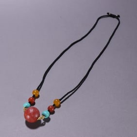 Agate Bead Necklace