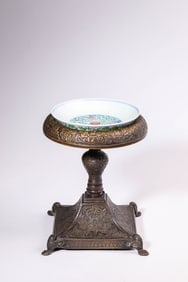 A Doucai 'Floral Scroll' Dish