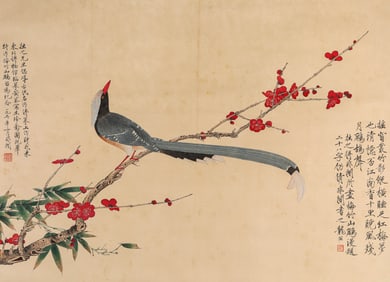 Yu Fei'an (1889-1959), attributed to, Flowers and Birds