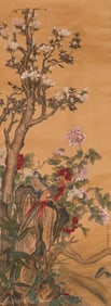 Giuseppe Castiglione (1688-1766), attributed to, Flowers and Birds
