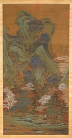 Qiu Ying (1494-1552), attributed to, Landscape with Figures