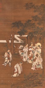 Li Tang (1066-1150), attributed to, Figure Narrative