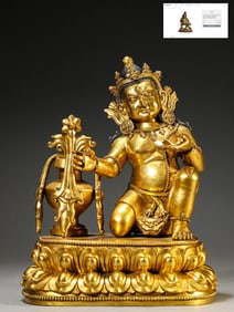 A Gilt-Bronze Buddha Figure