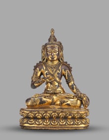A Tibetan Densatil Style Wealth Deity