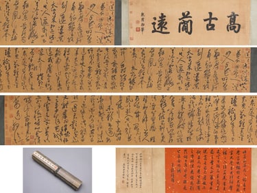 Huang Tingjian (1045-1105), attributed to, Calligraphy Handscroll