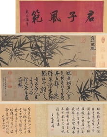 Wang Youming, attributed to, Ink Bamboo Handscroll