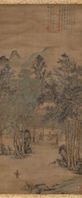 Wang Chong (1494-1533), attributed to, Landscape with Figures