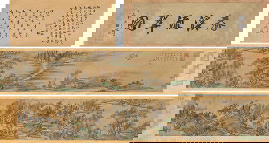 Qian Gu (1508-1578), attributed to, Spring Stream Handscroll