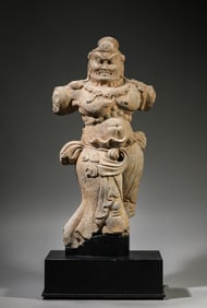 A Stone Dvarapala