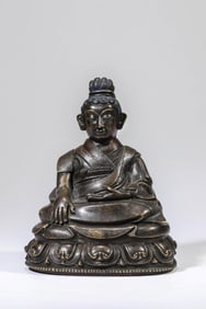 A Tibetan Sakya Alloy Copper Lama