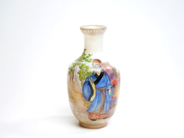 A cloisonne 'FIGURAL'VASE