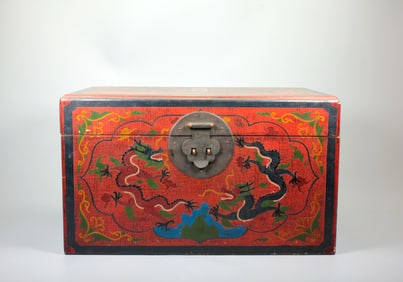 A 'DRAGON'LACQUER BOX