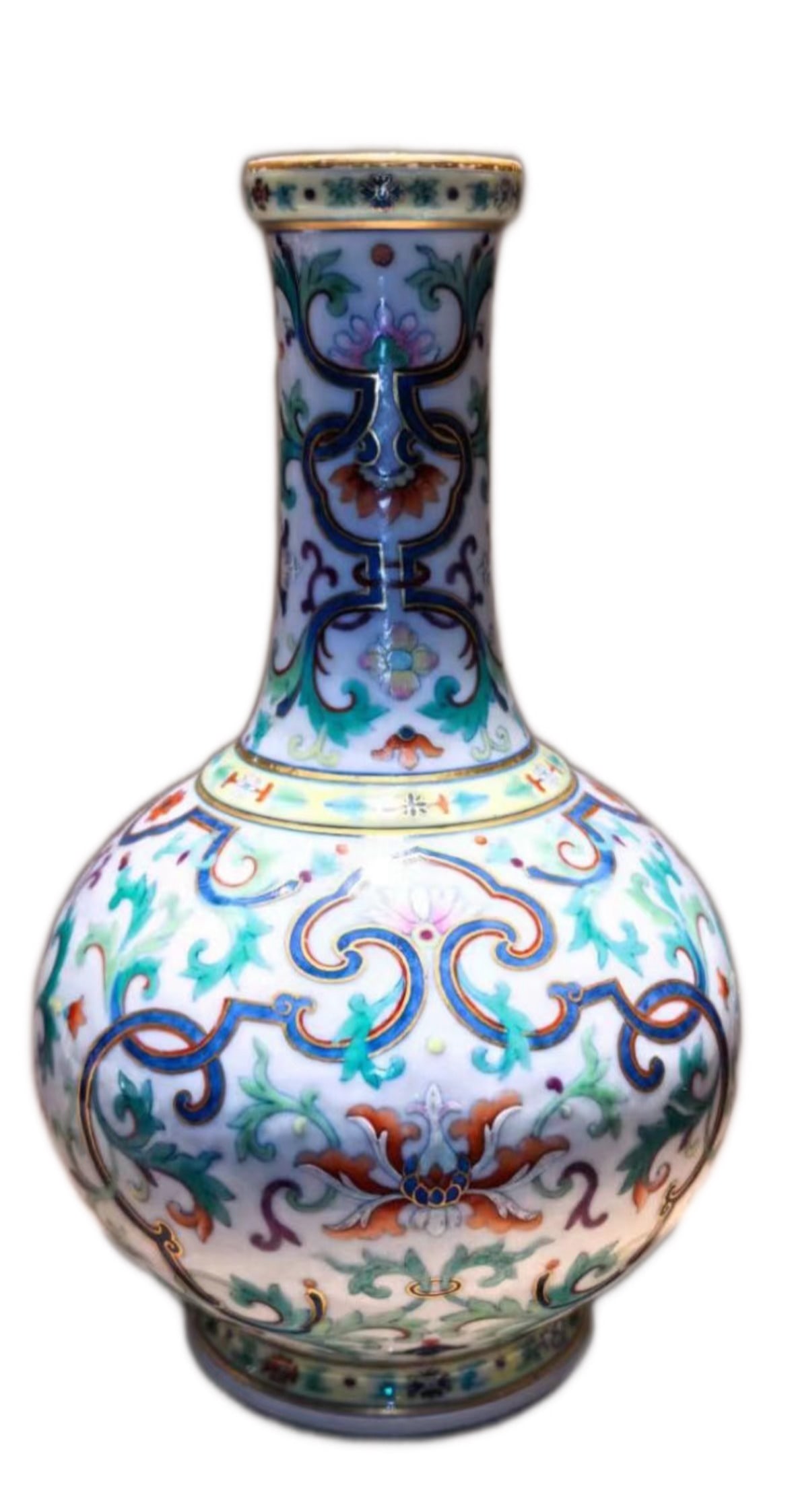 Doucai Flower Pattern Porcelain Vase (1 of 5)
