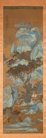 Yu Zhiding (1647-1716), attributed to, Landscape with Figures