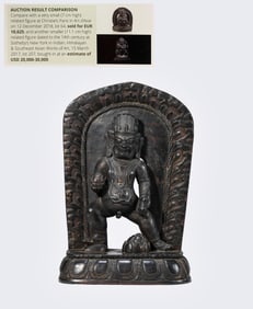 A Tibetan Black Stone Black Jambhala