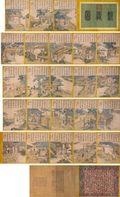Chen Mei (1694-1745), attributed to, Farming and Weaving