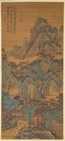 Wen Zhengming (1470-1559), attributed to, Landscape with Figures
