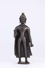 A Tibetan Guge-Style Alloy Bronze Shakyamuni