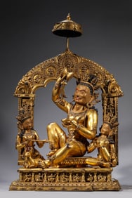 A Tibet Imperial-Style Mahasiddha