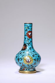 A Cloisonné 'Floral' Vase