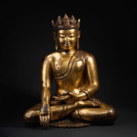 Gilt Bronze Buddha Figure