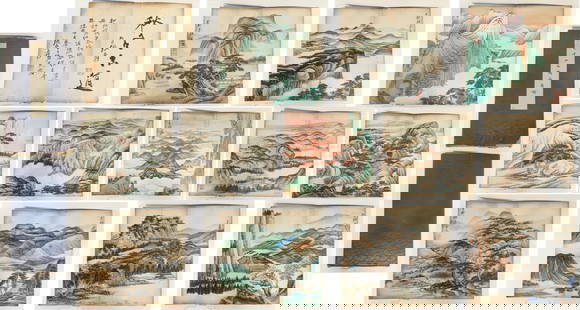 Chinese Drawing Landscape Painting Album,Zhang Daqian Mark: Chinese Drawing Landscape Painting Album,Zhang Daqian Mark
