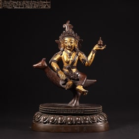 Gilt Bronze Buddha Figure